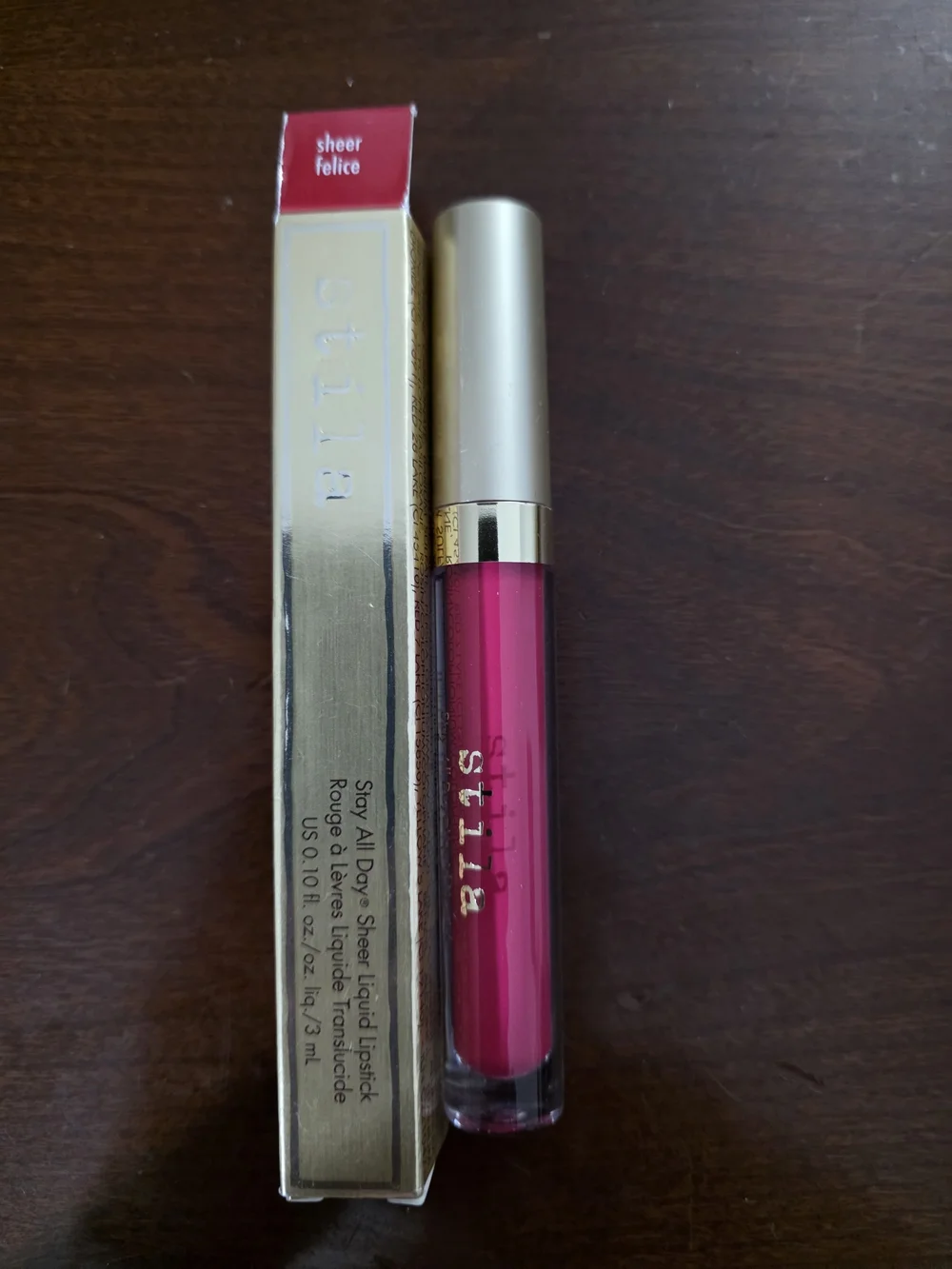 Stila Sheer Felice Liquid Lipstick - Bright Pink
